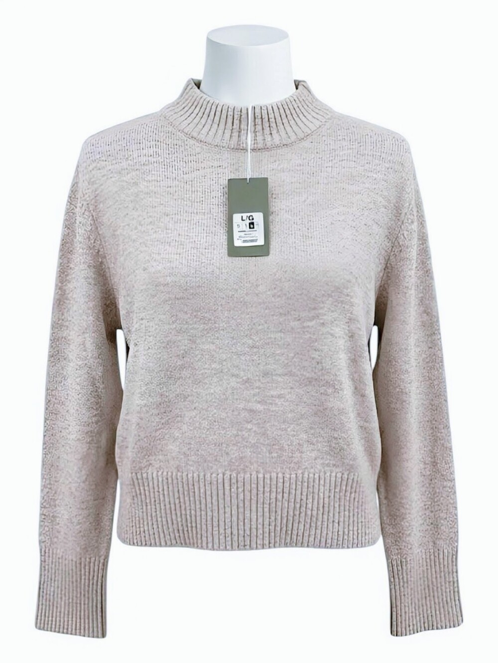 NEW Urban Heritage Mock Neck Cozy Knit Sweater